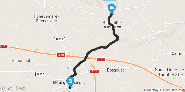 Itinéraire vers Bourg-Achard