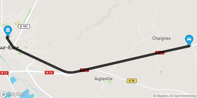 Itinéraire vers Pacy-sur-Eure