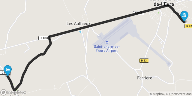 Itinéraire vers Saint-André-de-l'Eure