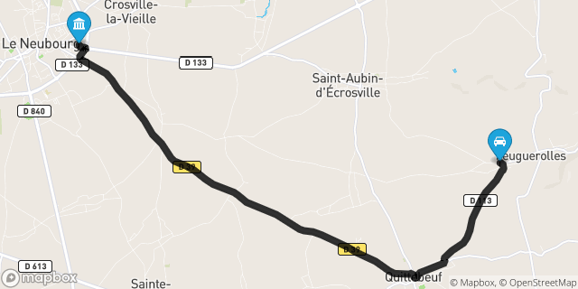 Itinéraire vers Le Neubourg
