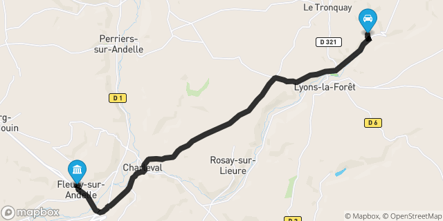 Itinéraire vers Fleury-sur-Andelle