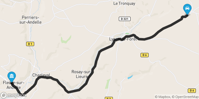 Itinéraire vers Fleury-sur-Andelle