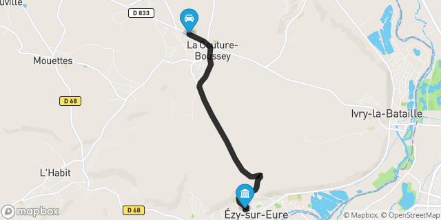 Itinéraire vers Ézy-sur-Eure