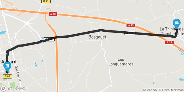 Itinéraire vers Bourg-Achard