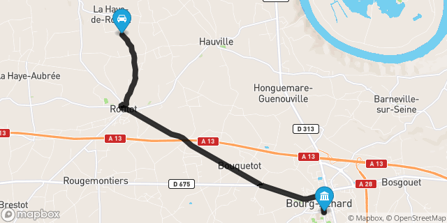 Itinéraire vers Bourg-Achard