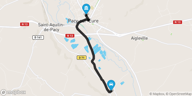 Itinéraire vers Pacy-sur-Eure