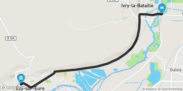 Itinéraire vers Ézy-sur-Eure
