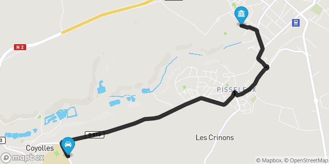 Itinéraire vers Villers-Cotterêts
