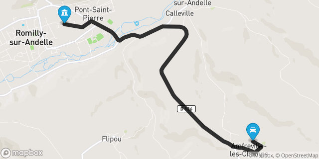 Itinéraire vers Romilly-sur-Andelle