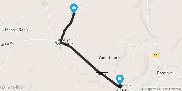 Itinéraire vers Fleury-sur-Andelle