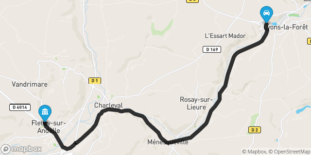 Itinéraire vers Fleury-sur-Andelle