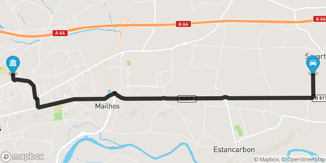 Itinéraire vers Saint-Gaudens