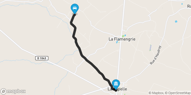 Itinéraire vers La Capelle