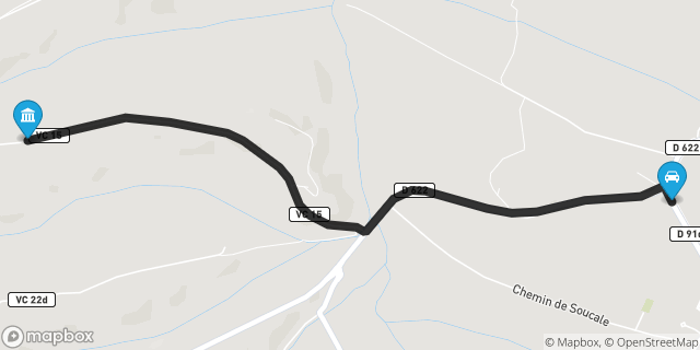 Itinéraire vers Nailloux