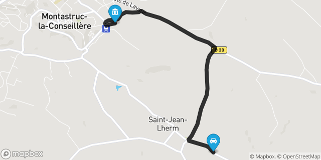 Itinéraire vers Montastruc-la-Conseillère