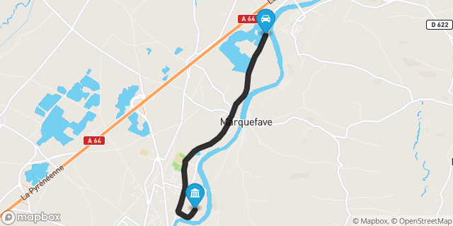 Itinéraire vers Carbonne