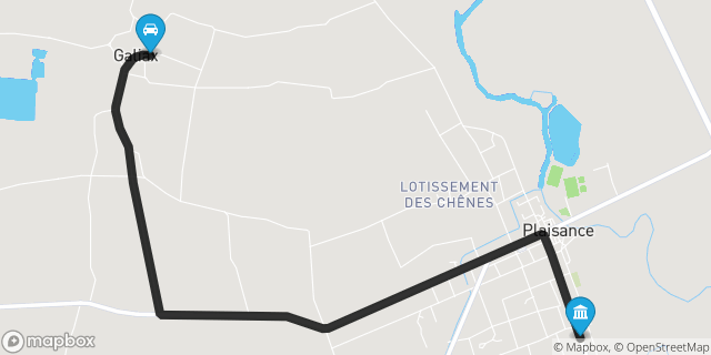 Itinéraire vers Plaisance