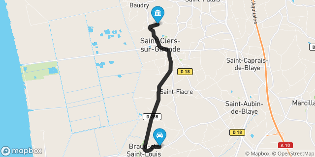 Itinéraire vers Saint-Ciers-sur-Gironde