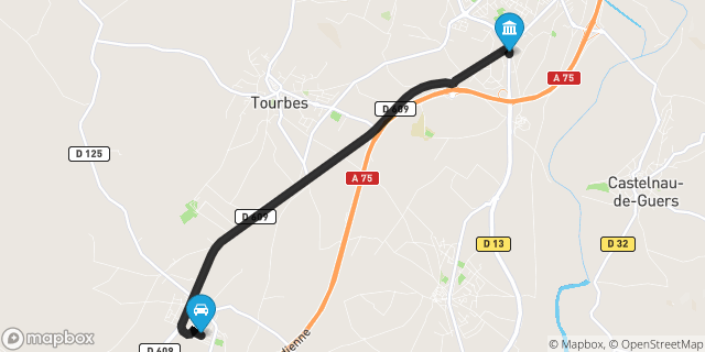 Itinéraire vers Pézenas