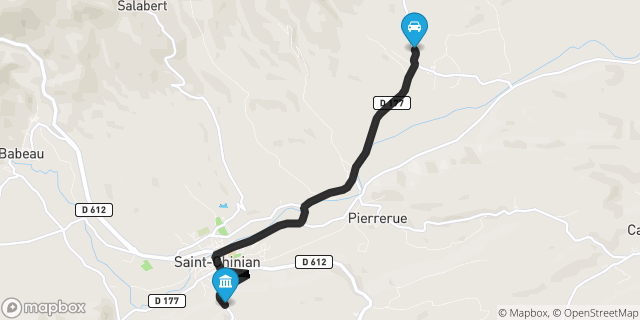 Itinéraire vers Saint-Chinian