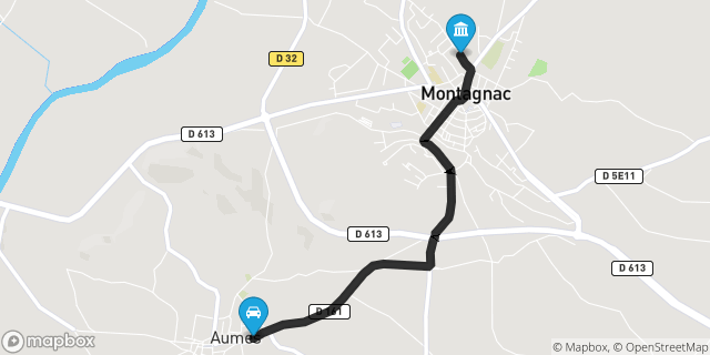 Itinéraire vers Montagnac