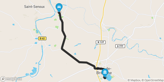 Itinéraire vers Bain-de-Bretagne