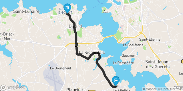 Itinéraire vers Dinard