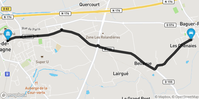 Itinéraire vers Dol-de-Bretagne