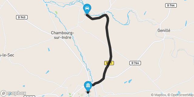 Itinéraire vers Loches