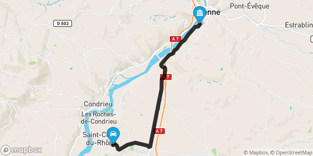 Itinéraire vers Vienne