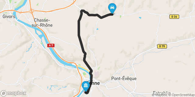 Itinéraire vers Vienne