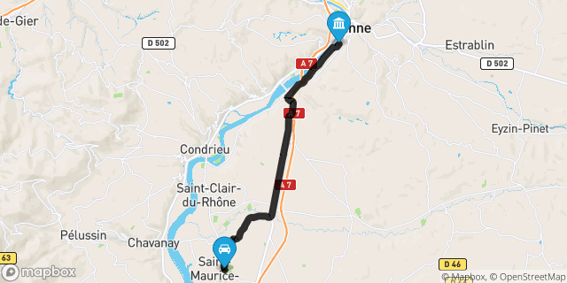 Itinéraire vers Vienne
