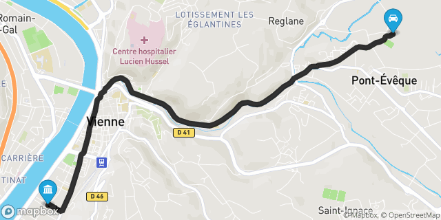 Itinéraire vers Vienne