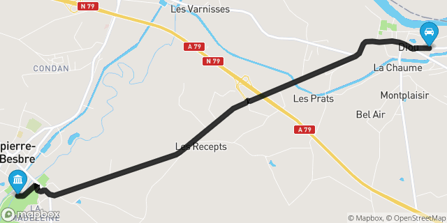 Itinéraire vers Dompierre-sur-Besbre