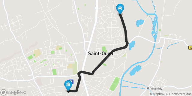 Itinéraire vers Vendôme