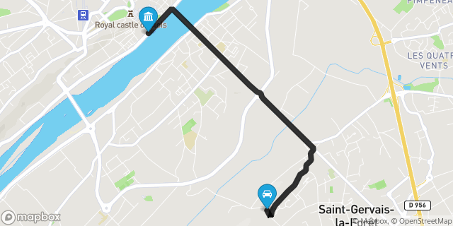 Itinéraire vers Blois