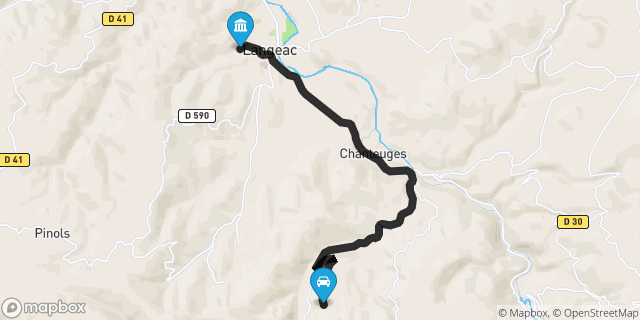 Itinéraire vers Langeac