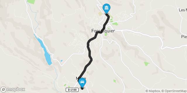Itinéraire vers Forcalquier