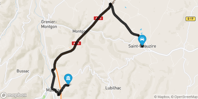 Itinéraire vers Massiac