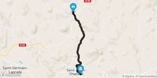 Itinéraire vers Saint-Julien-Chapteuil
