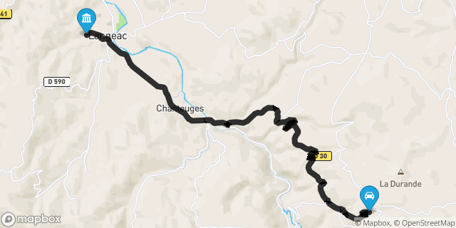 Itinéraire vers Langeac