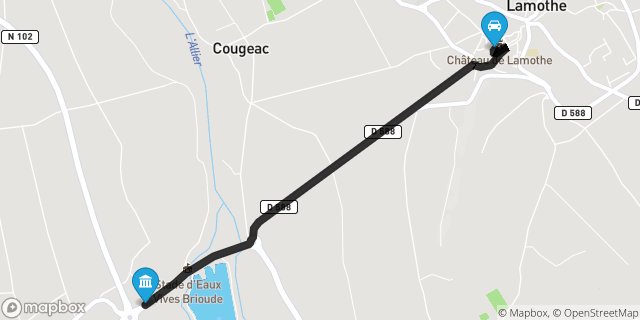 Itinéraire vers Brioude