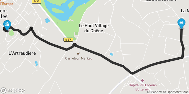 Itinéraire vers Saint-Julien-de-Concelles