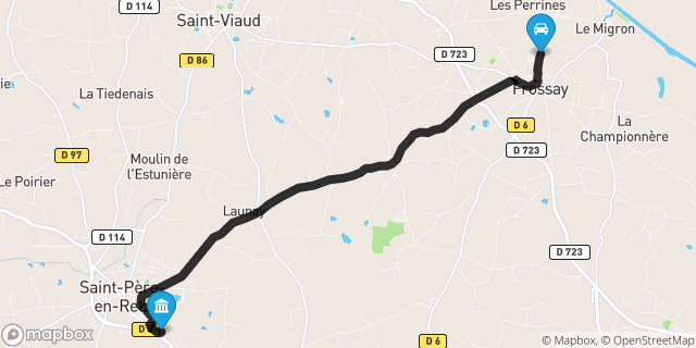 Itinéraire vers Saint-Père-en-Retz