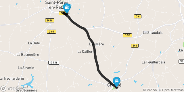 Itinéraire vers Saint-Père-en-Retz