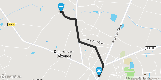 Itinéraire vers Bellegarde