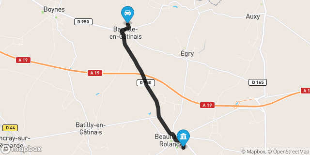Itinéraire vers Beaune-la-Rolande