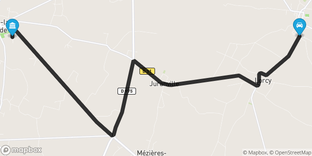 Itinéraire vers Beaune-la-Rolande