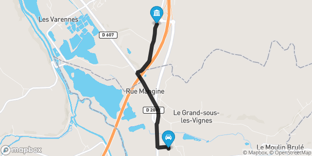 Itinéraire vers Souppes-sur-Loing
