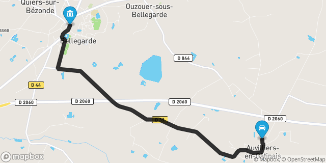 Itinéraire vers Bellegarde